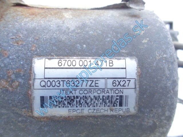 elektrické servoriadenie na peugeot 207, 6700001471B